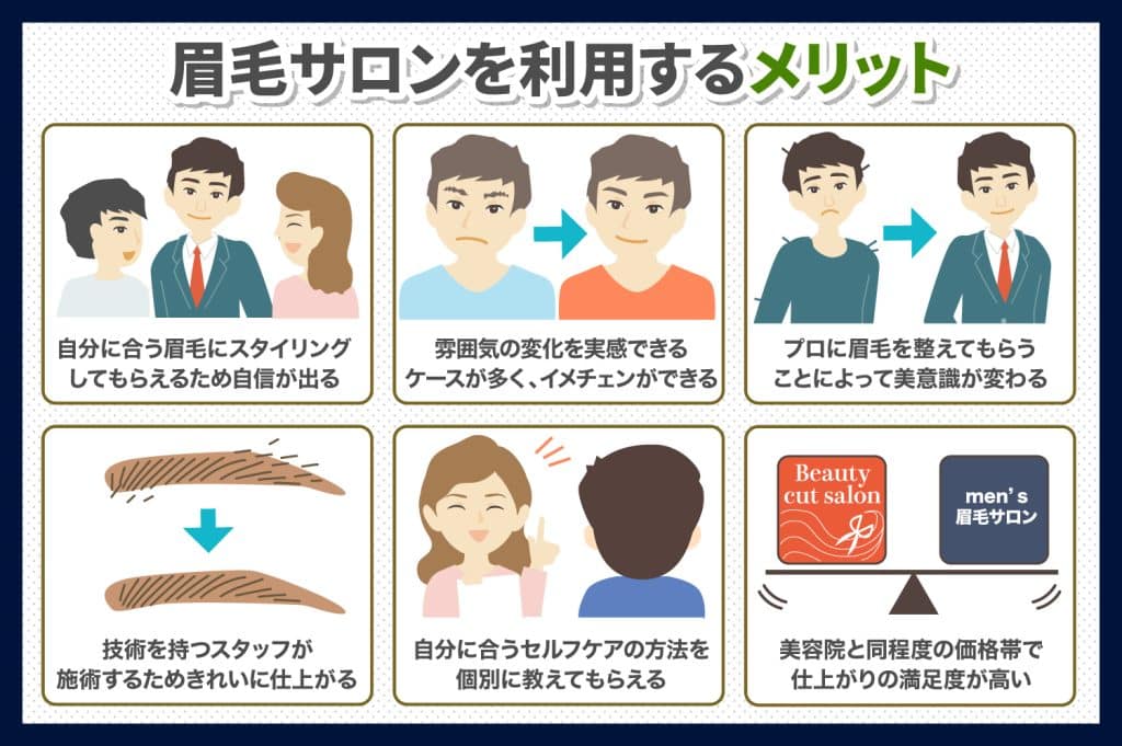 眉毛サロンを利用するメリット